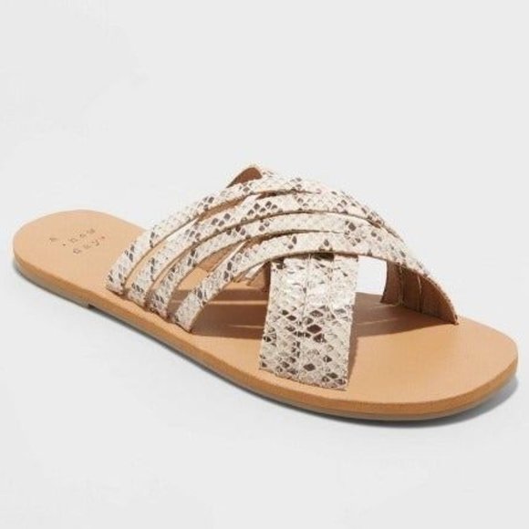 Women's Laila Strappy Crossband Slide Sandals - Picture 1 of 4